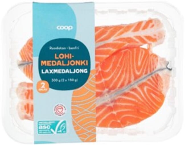 A packet of fish.