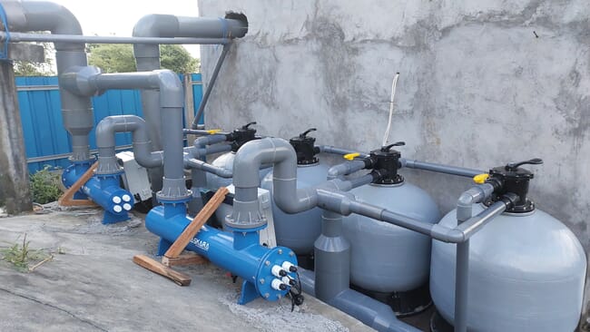 UV and sand filters